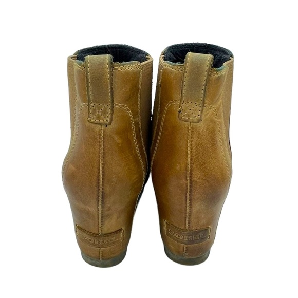 Sorel Lea Wedge Bootie Tan 8 - Picture 5 of 11